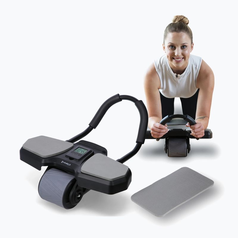 Automatische Bauchmuskeltraining Rad mit Unterstützung HMS KA10 schwarz 11