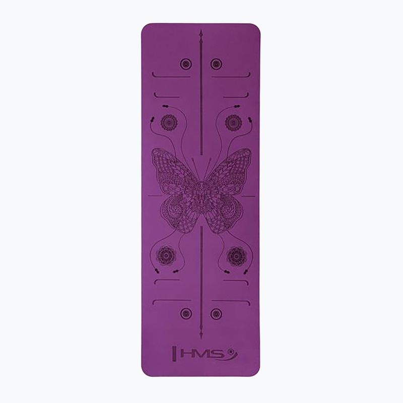 Yogamatte HMS YM10 8 mm violett