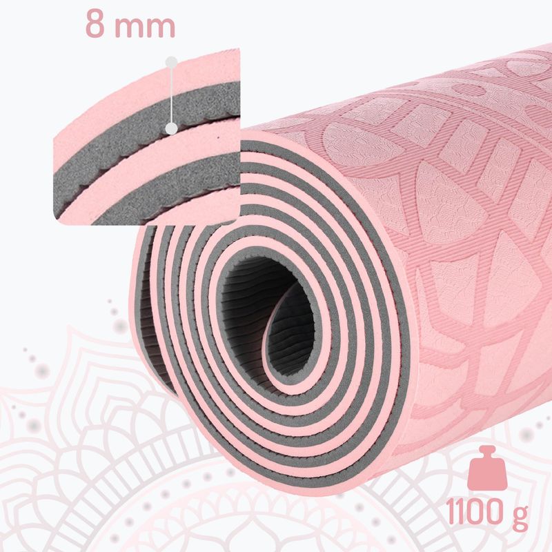 Yogamatte HMS YM10 hellrosa 3