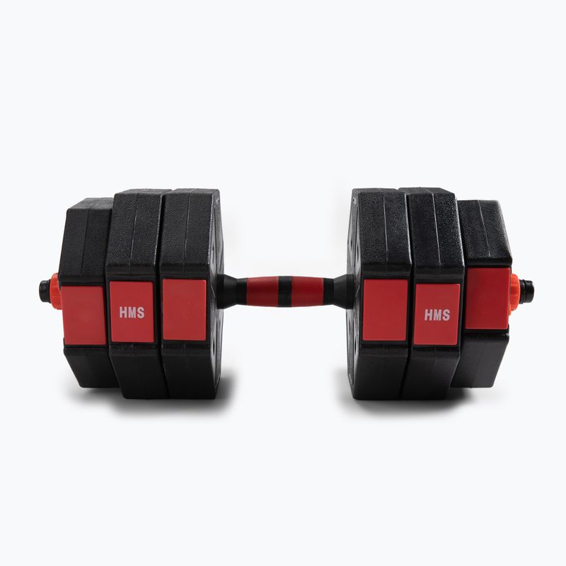 HMS Langhantelset mit austauschbaren Gewichten Sgc20 schwarz-rot 17-57-030 5