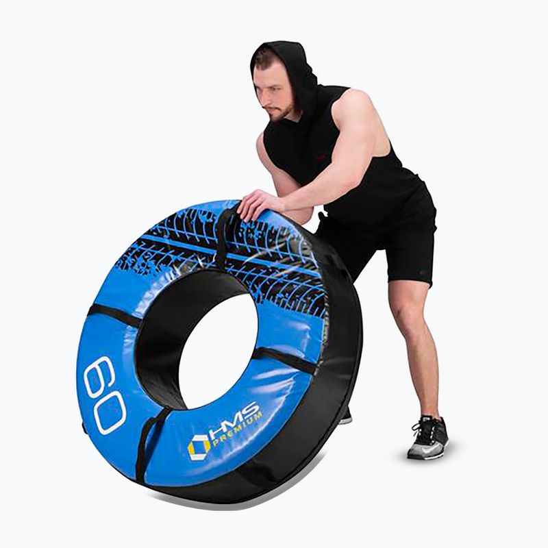 Trainingsreifen HMS PYT02 Premium 60 kg Schwarz/Blau 8