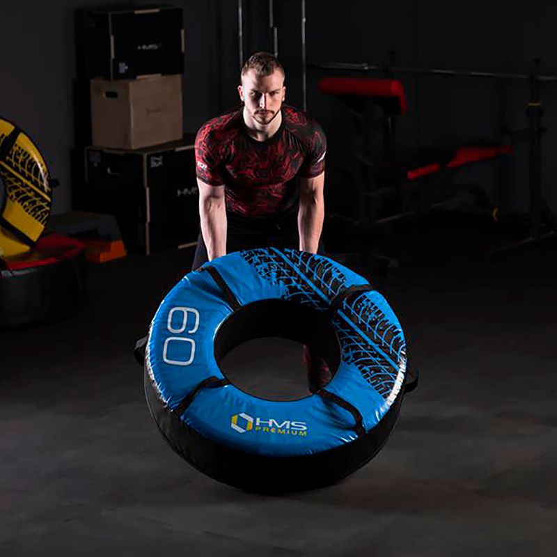 Trainingsreifen HMS PYT02 Premium 60 kg Schwarz/Blau 11