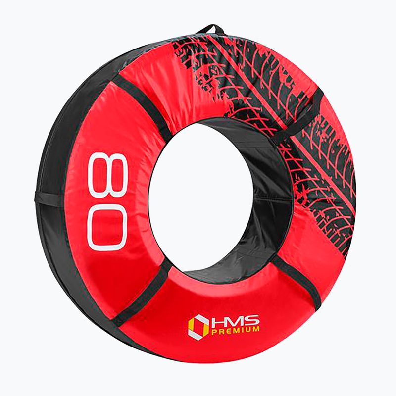 Trainingsreifen HMS PYT03 Premium 80 kg Schwarz/Rot 2