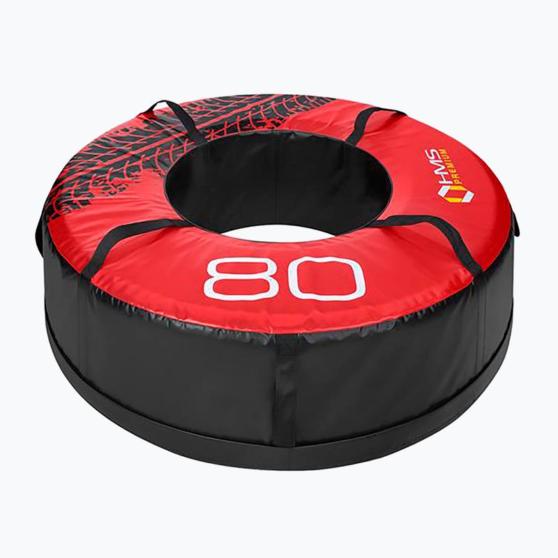 Trainingsreifen HMS PYT03 Premium 80 kg Schwarz/Rot 3