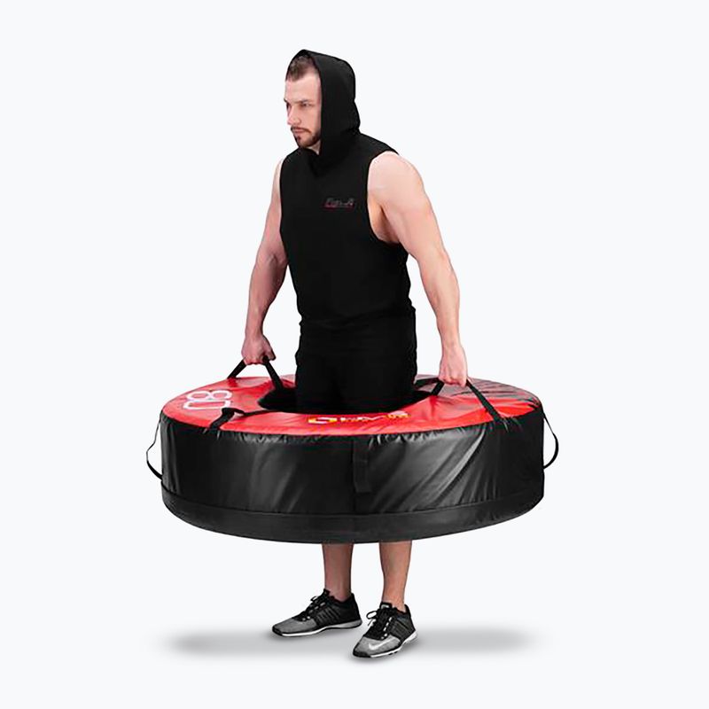 Trainingsreifen HMS PYT03 Premium 80 kg Schwarz/Rot 7