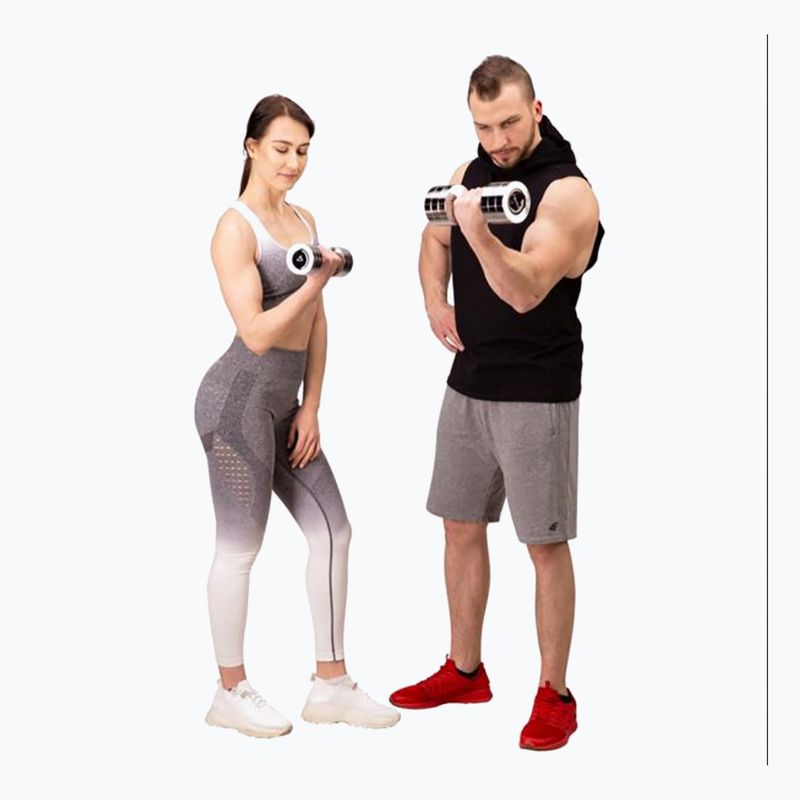 HMS CHD05 Kurzhanteln 2 Stk. 5 kg Silber 17-66-184 6