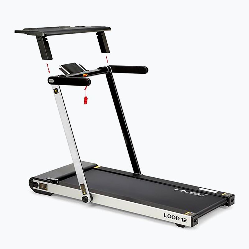 Elektrisches Laufband mit Tisch HMS LOOP12 Multi Grau 3