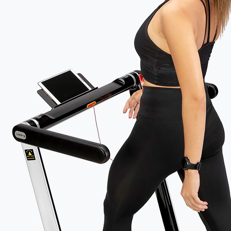 Elektrisches Laufband mit Tisch HMS LOOP12 Multi Grau 11