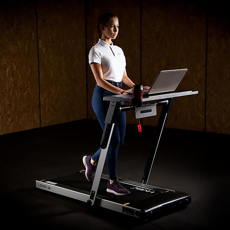 Elektrisches Laufband mit Tisch HMS LOOP12 Multi Grau 15