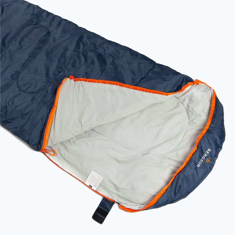 BERGSON Square Plus 200 Schlafsack aus dunklem Denim 3