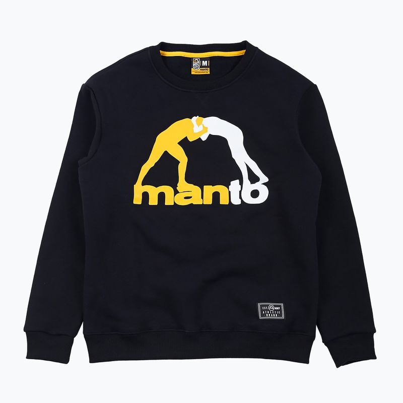 MANTO Classic 20 Herren Sweatshirt schwarz MNB436