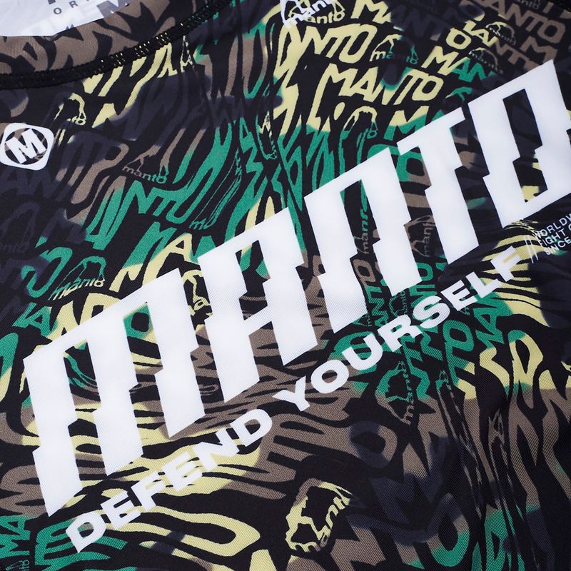 MANTO Distort Herren Rashguard T-Shirt schwarz MNR509 4