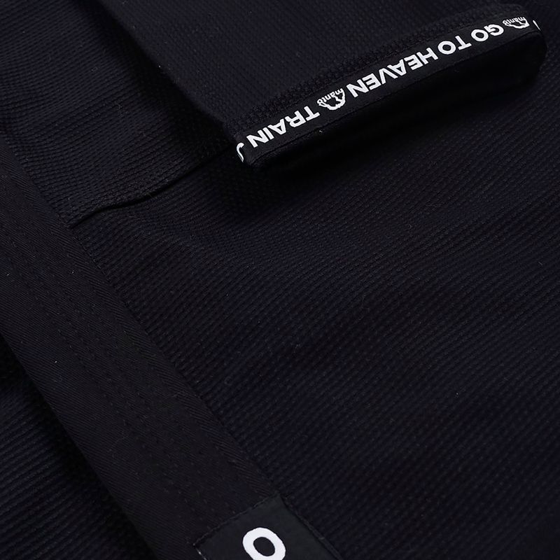 GI für Herren brasilianisches Jiu-Jitsu MANTO Heaven schwarz MNG976_BLK 2