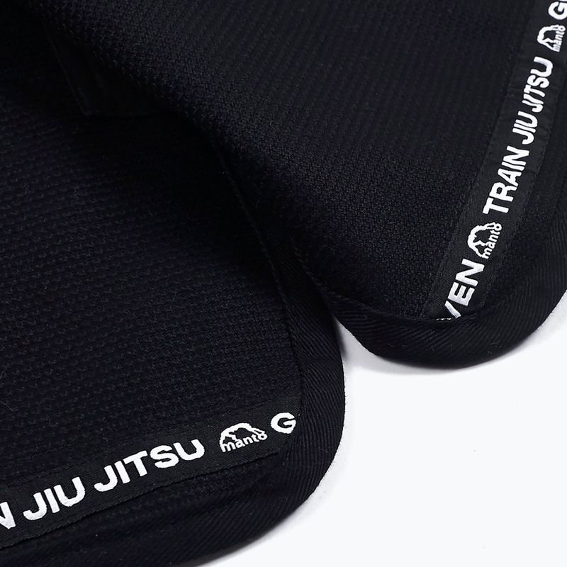 GI für Herren brasilianisches Jiu-Jitsu MANTO Heaven schwarz MNG976_BLK 4