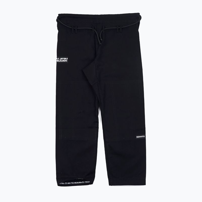 GI für Herren brasilianisches Jiu-Jitsu MANTO Heaven schwarz MNG976_BLK 5