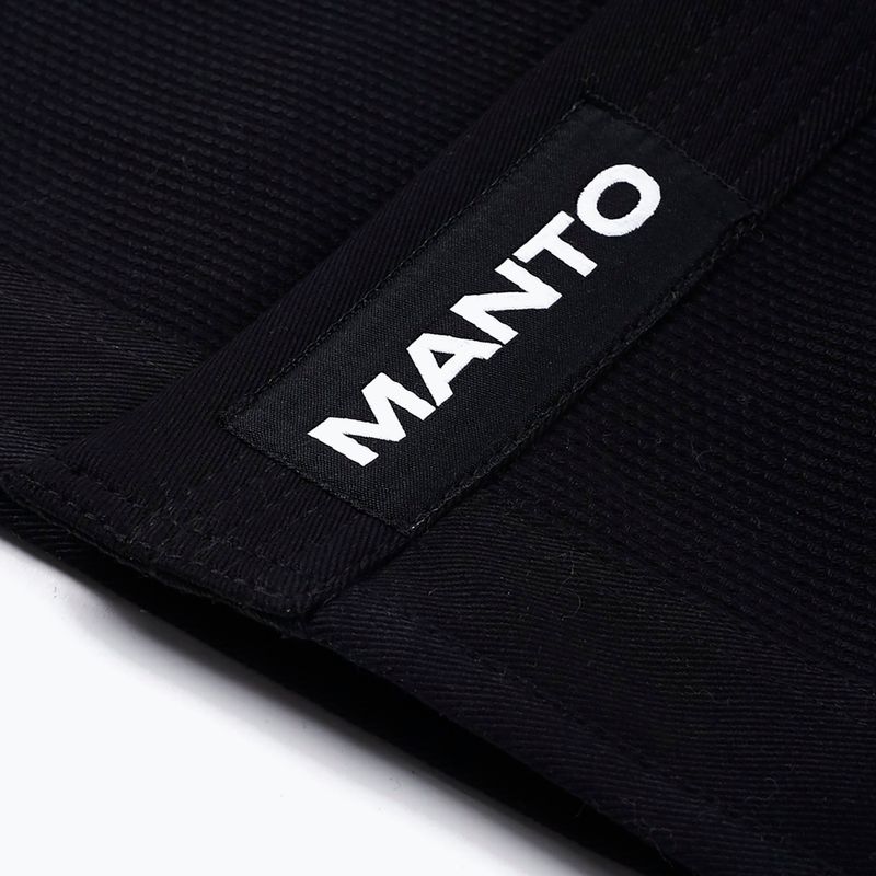GI für Herren brasilianisches Jiu-Jitsu MANTO Heaven schwarz MNG976_BLK 7