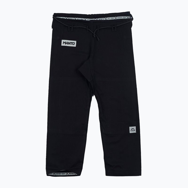GI für Brazilian Jiu-Jitsu Herren MANTO X4 schwarz MNG978_BLK_A1 3