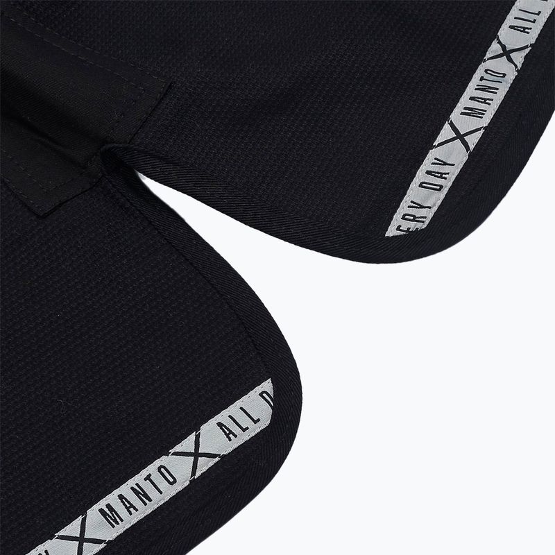 GI für Brazilian Jiu-Jitsu Herren MANTO X4 schwarz MNG978_BLK_A1 5