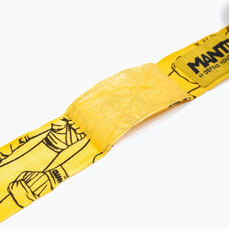 MANTO Punch gelbe Boxbandagen MNA884 5