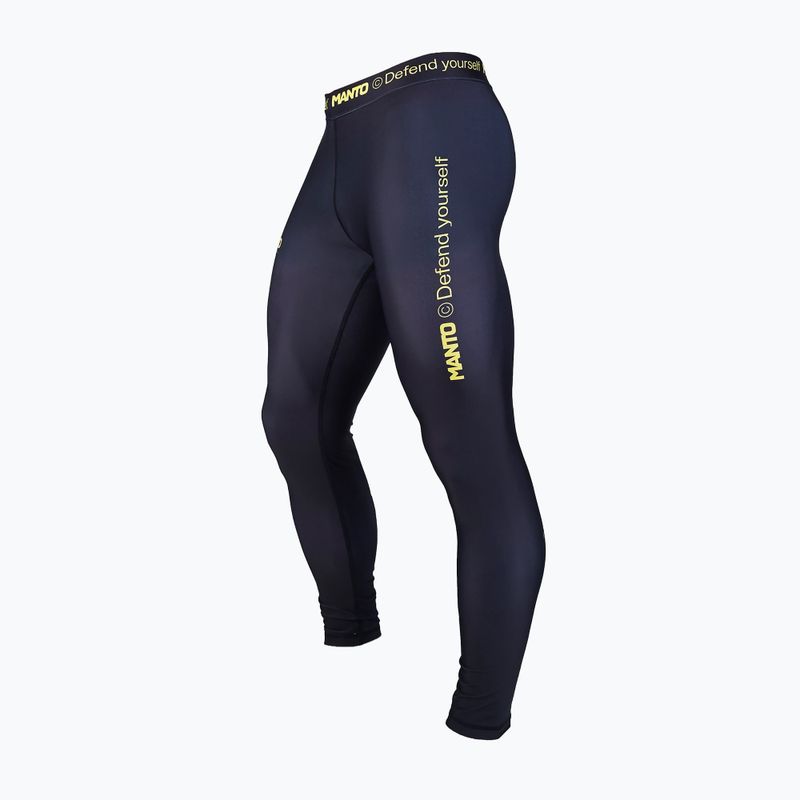 MANTO Alpha schwarze Trainingsleggings für Männer