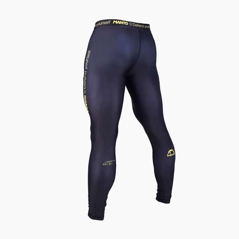 MANTO Alpha schwarze Trainingsleggings für Männer 2