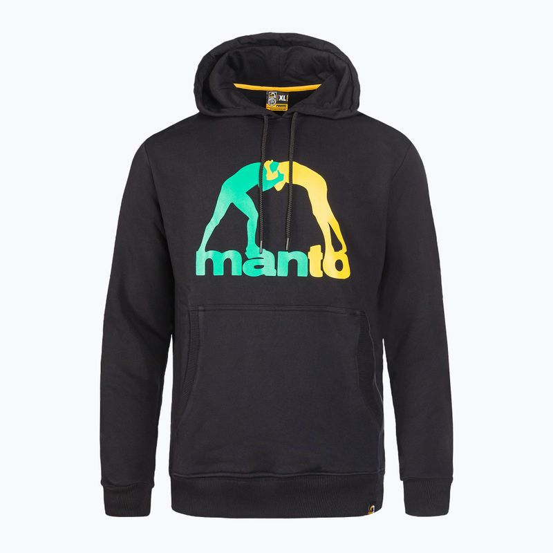 MANTO Duo Summer Herren Sweatshirt schwarz MNT786_GRE/YEL_3M