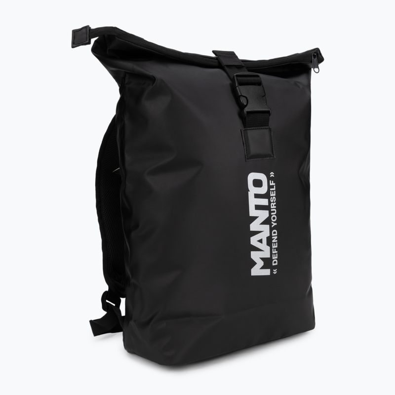 MANTO Roll Top Tokyo Trainingsrucksack schwarz MNB001_BLK_UNI