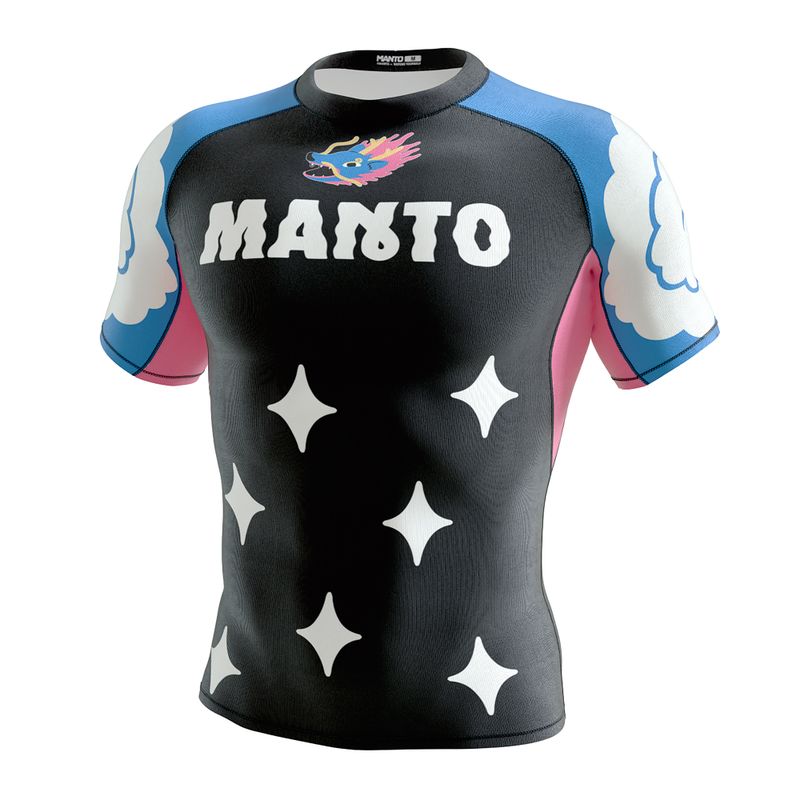 MANTO Dragon Herren Rashguard schwarz MNR850_BLK_2S