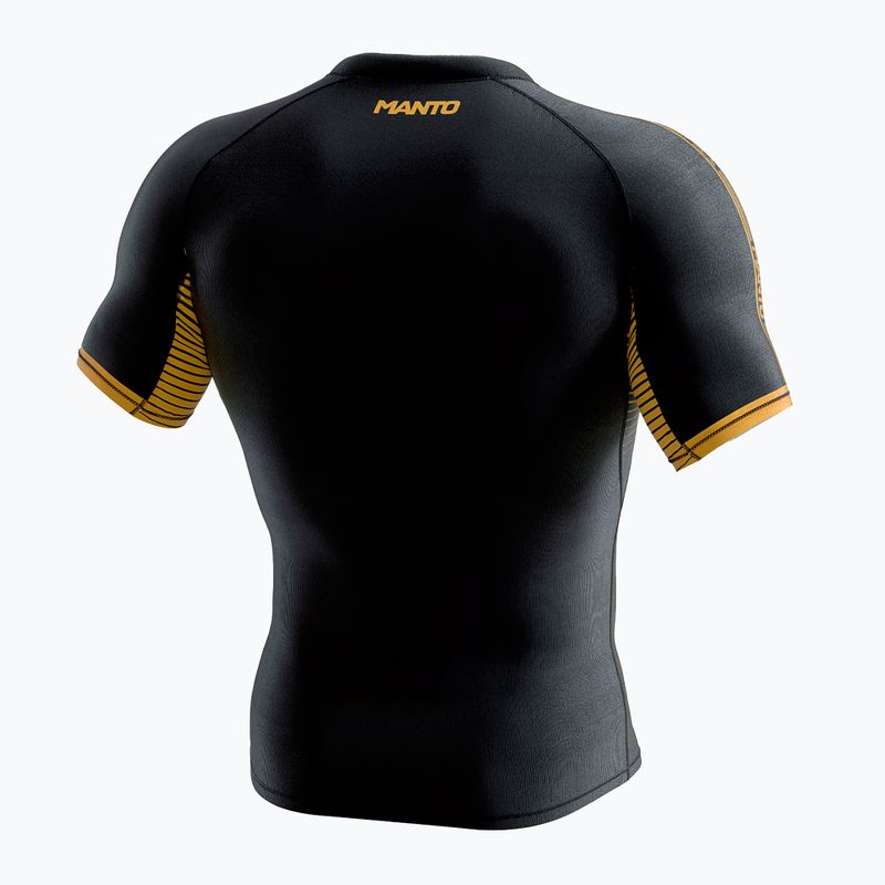 MANTO Stripe 2.0 Herren Rashguard schwarz MNR851_BLK_2S 2