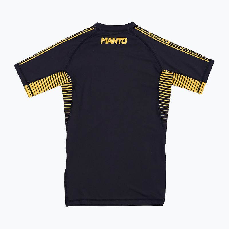 MANTO Stripe 2.0 Herren Rashguard schwarz MNR851_BLK_2S 4