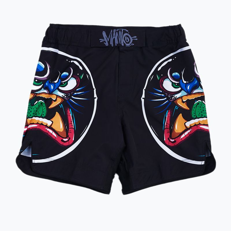 MANTO Panther Herren Trainingsshorts schwarz MNS005_BLK_2S