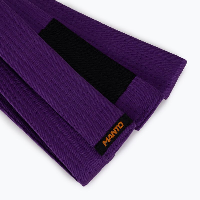 BJJ Gürtel MANTO Label lila MNA854_PUR_A1 2