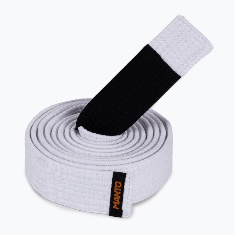 BJJ Gürtel MANTO Label weiß MNA854_WHT_A1 3