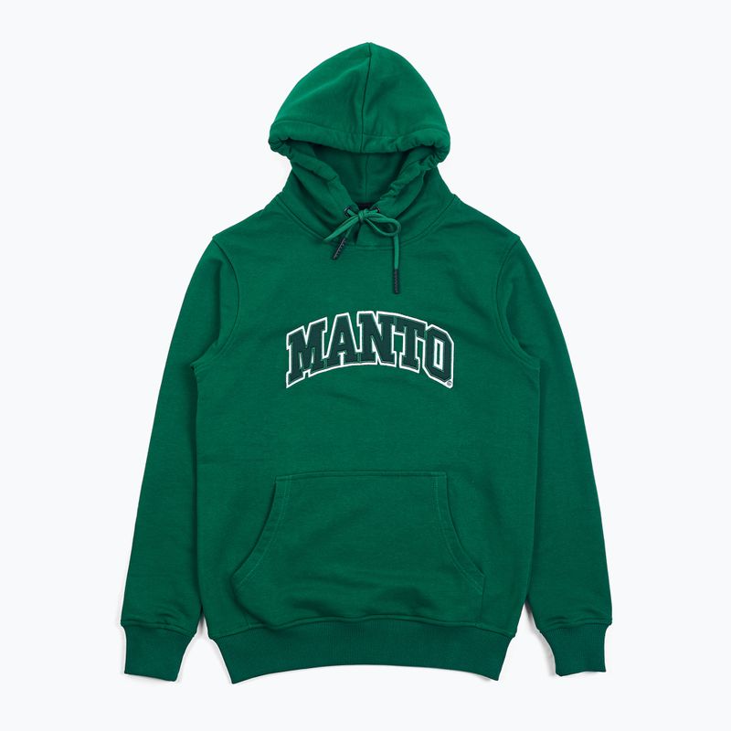 Herren MANTO Varsity-Kapuzenpullover grün MNH479_GRE