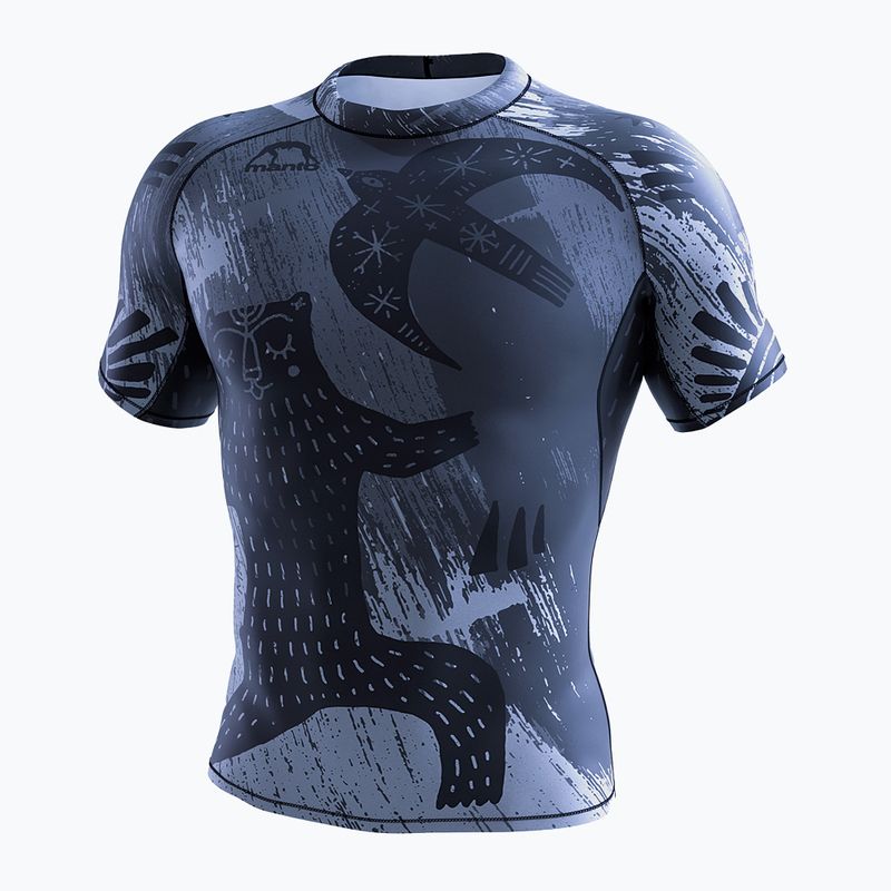 Rashguard Manto Livings SS grau MNR872