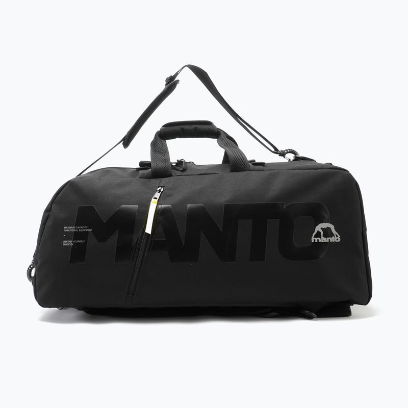 MANTO 2-in-1 Blackout Trainingstasche schwarz MNB008_BLK