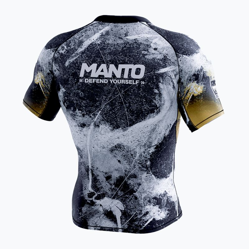 MANTO Herren Rashguard Disobey navy blau MNR878_BLK 2