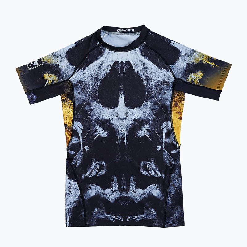 MANTO Herren Rashguard Disobey navy blau MNR878_BLK 3