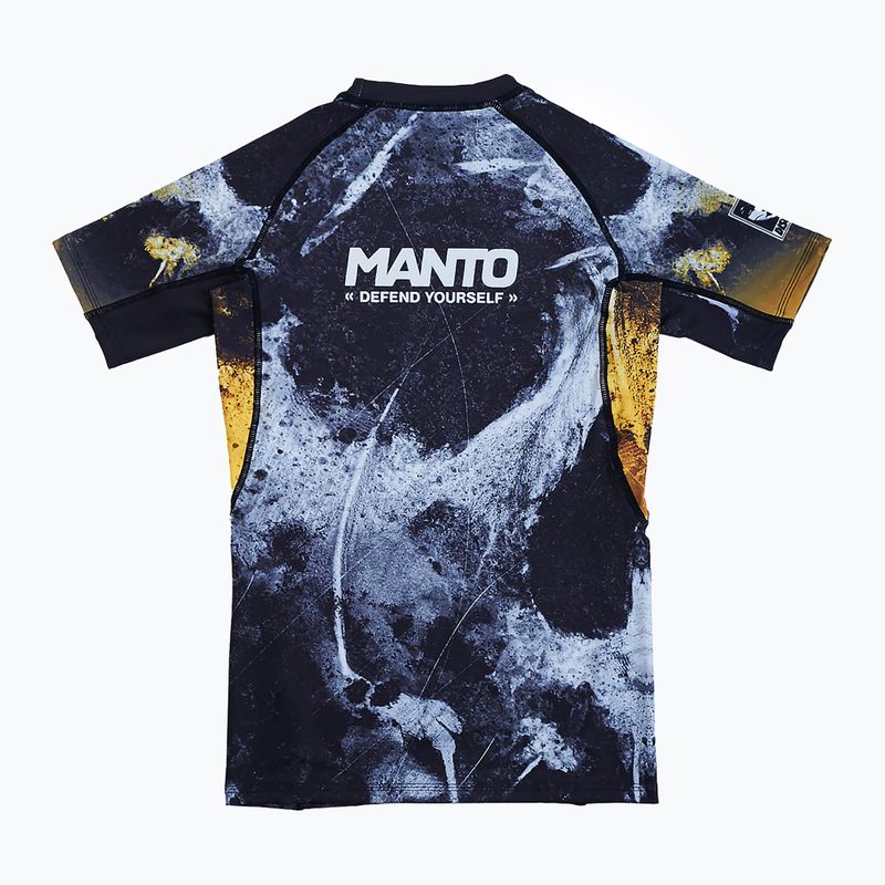 MANTO Herren Rashguard Disobey navy blau MNR878_BLK 4