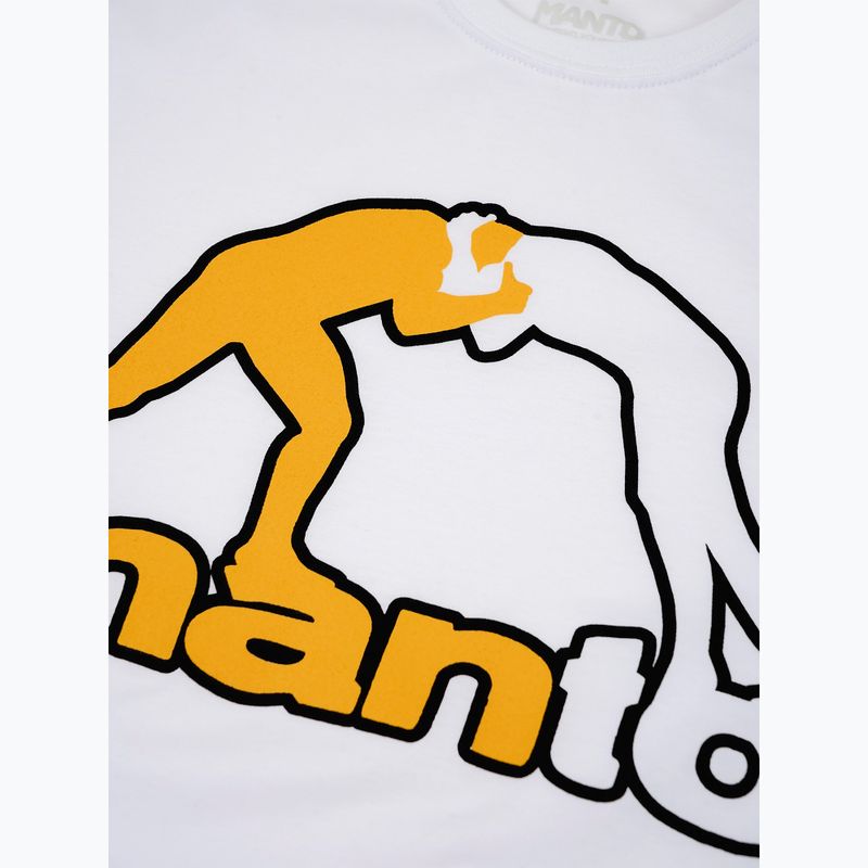 Herren T-Shirt MANTO Logo weiß 2