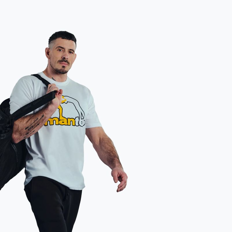 Herren T-Shirt MANTO Logo weiß 4