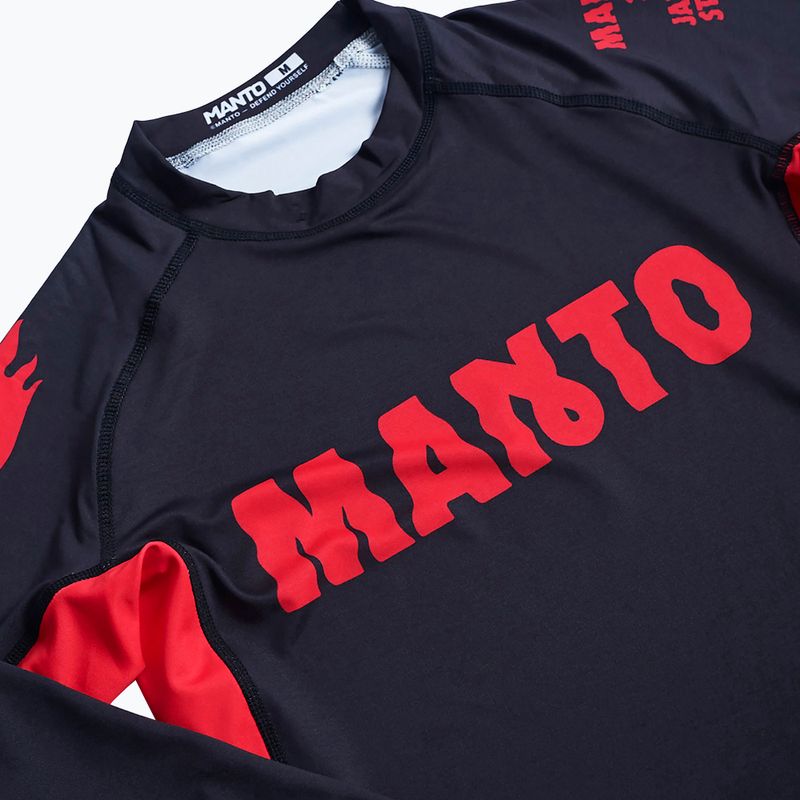 MANTO Herren Rashguard Night Out schwarz MNR881_BLK 3