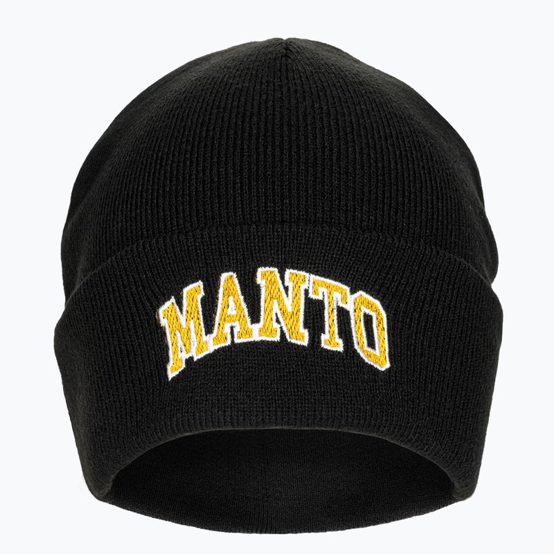 MANTO Varsity Wintermütze schwarz 2