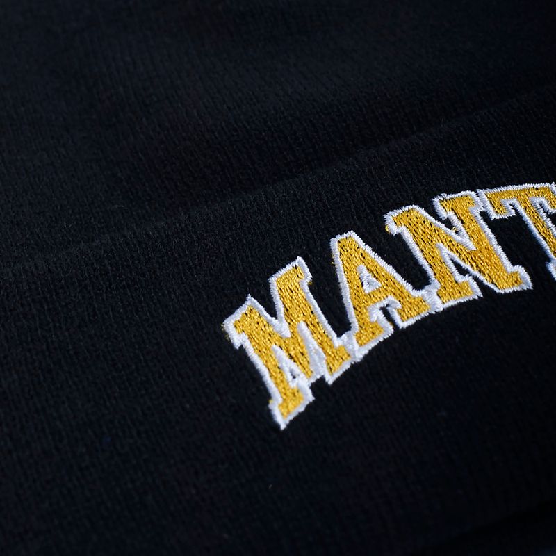 MANTO Varsity Wintermütze schwarz 7