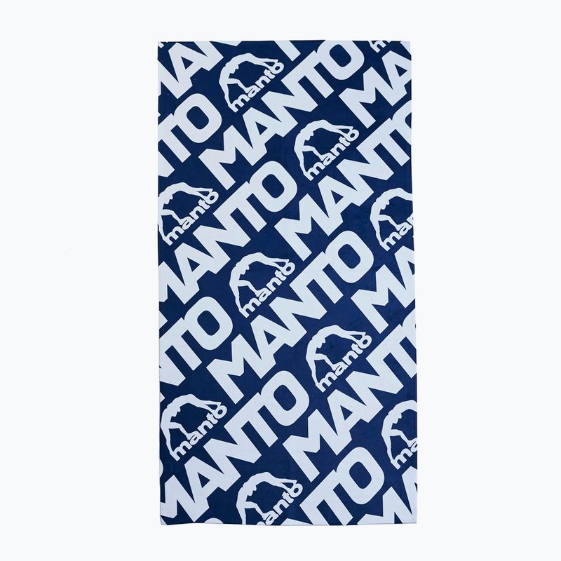 MANTO Handtuch mit Muster, marineblau