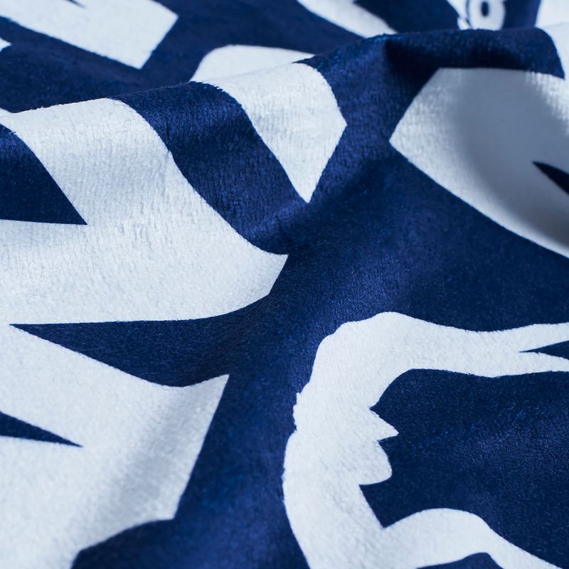 MANTO Handtuch mit Muster, marineblau 2