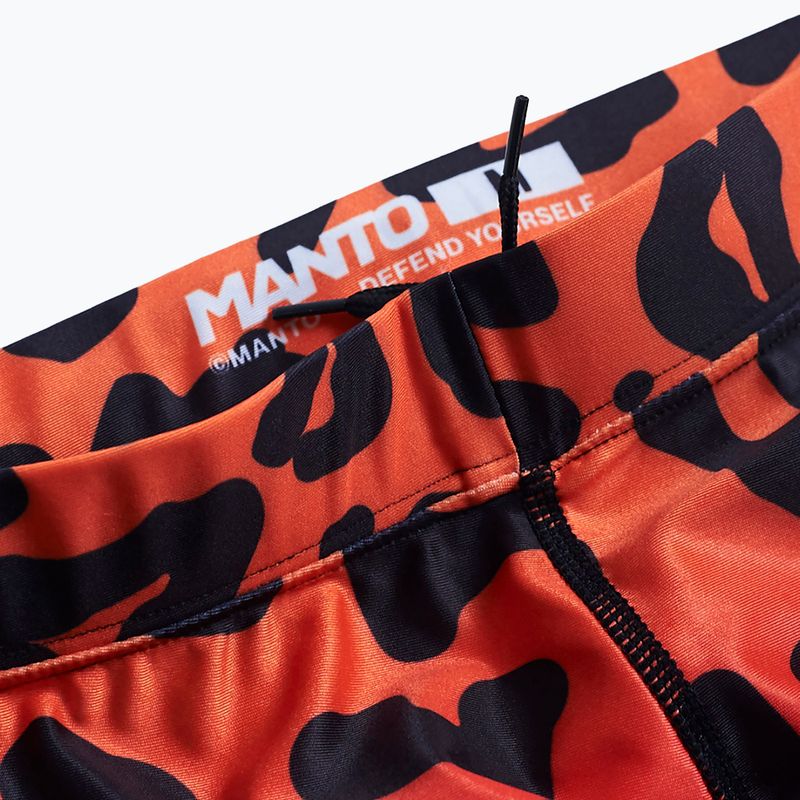 MANTO Herren-Shorts Leopardenmuster schwarz 3