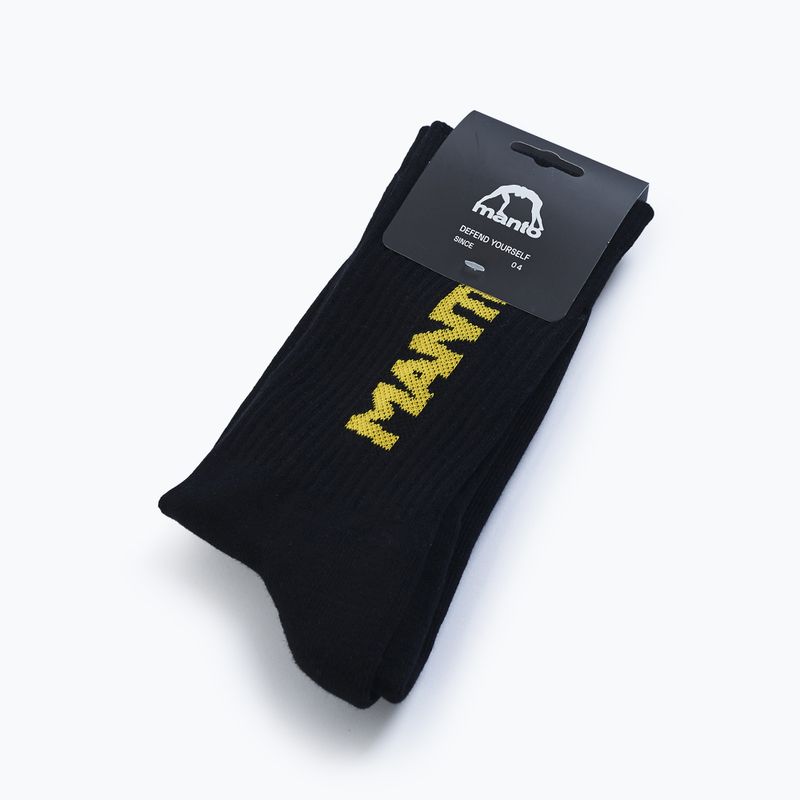 MANTO Logotype 23 Socken 1 Paar schwarz 3