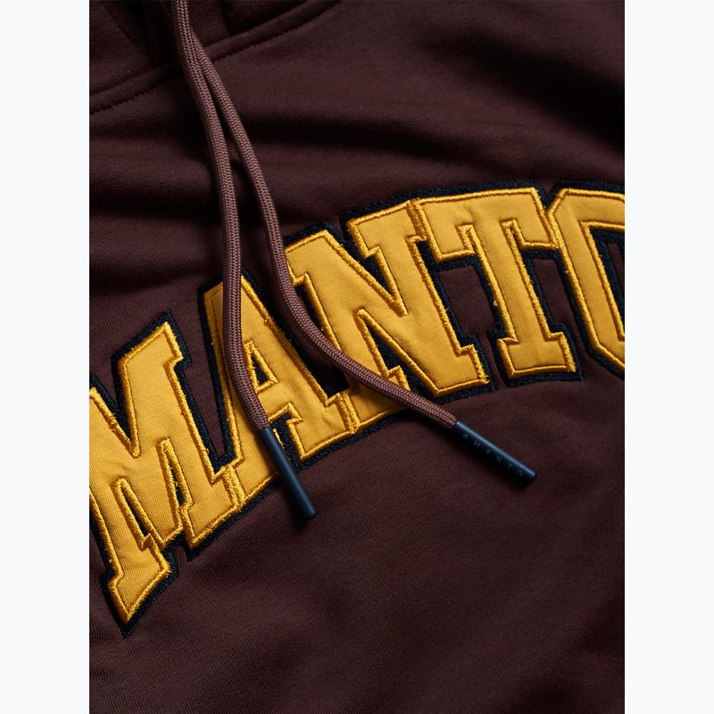 MANTO Herren Varsity Sweatshirt braun 2