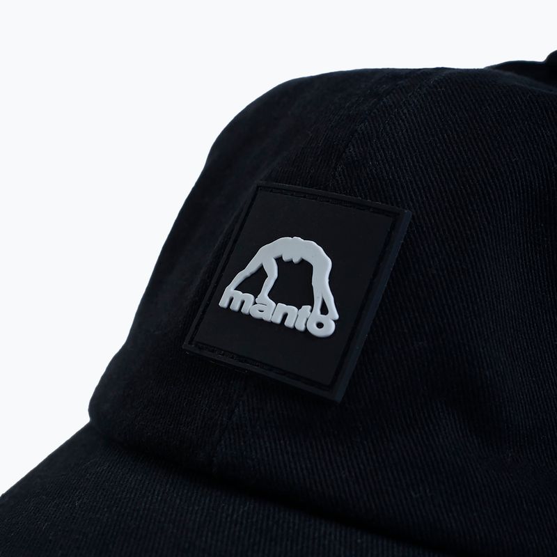 MANTO Label 23 Dad Cap schwarz 7